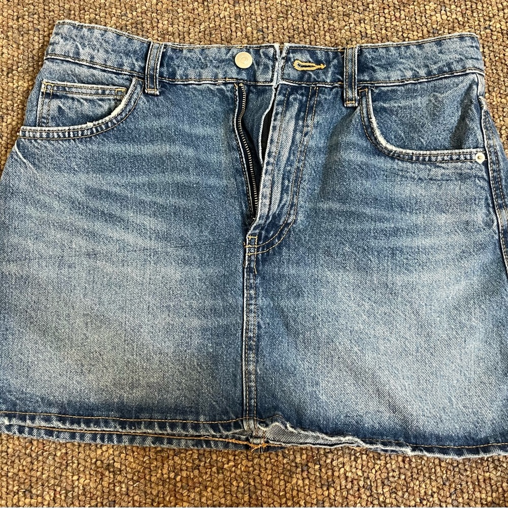 Zara Denim Mini Skirt